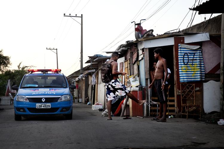 Internationalt. Poltiet er massivt til stede i Rio de Janeiro, hvor VM starter i den kommende uge. 