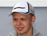 Tilfreds? Kevin Magnussen kom til heldige VM-point i Canada. 