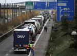 Trængte. Danske transportchauffører har tidligere blokeret Øresundsbroen i protest mod lavtlønnet konkurrence fra kolleger fra Østeuropa 
