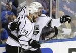 Triumf. Los Angeles Kings er tæt på at vinde NHL. 