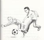 Ups. Liva Skogeman skriver godt om en drengeverden i 'Benni på bænken'. Men Katrine Clantes tegninger er ikke de mest spændende. 