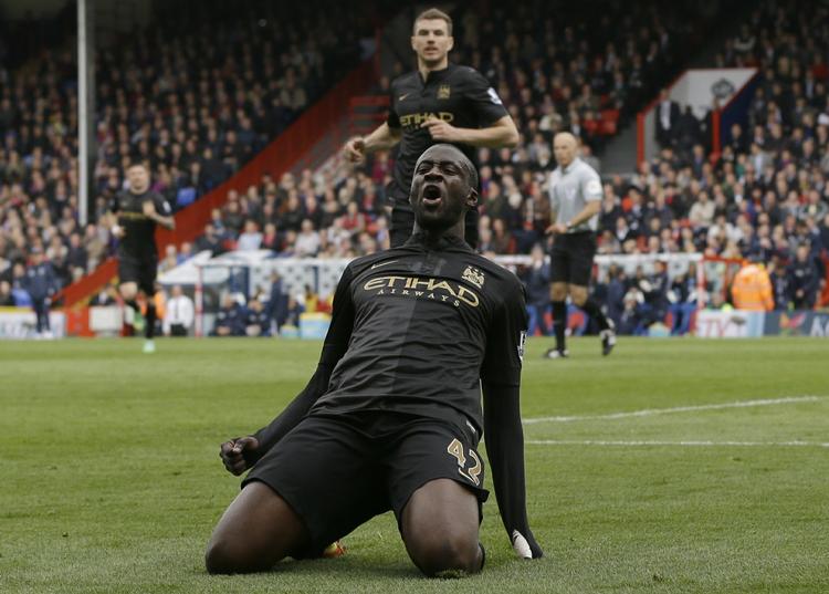 nøglespiller. Yaya Toure har scoret et af sine 20 mål for Manchester City i den forløbne sæson. 