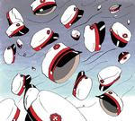 Tegning: Anne-Marie Steen Petersen. 