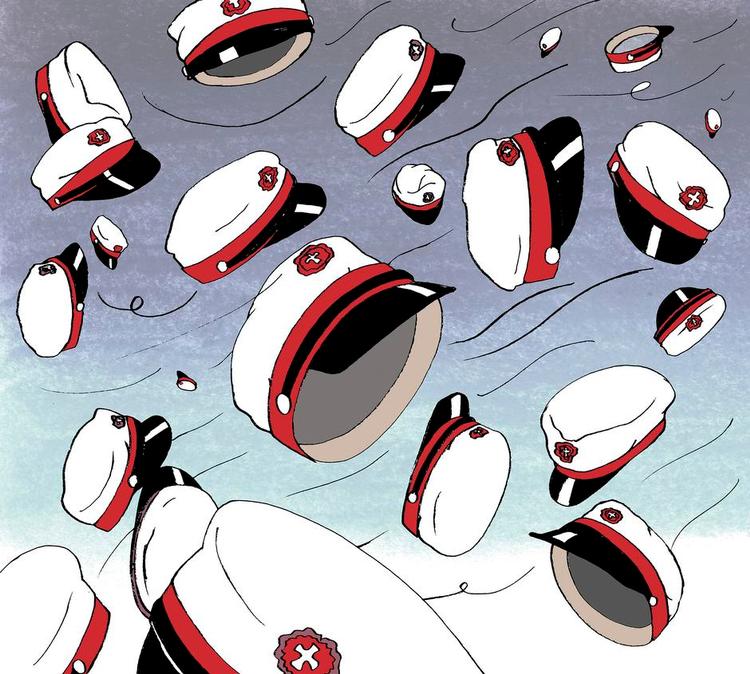 Tegning: Anne-Marie Steen Petersen. 