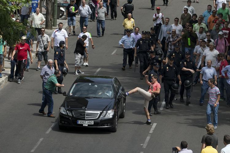Spain Taxi Strike