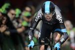Duel. Chris Froome - der her ses under Romandiet Rundt - skal ud i endnu en styrkeprøve med Alberto Contador i dag. 