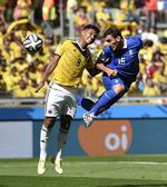 Perfekt. Teo (tv) og Colombia fik en fremragende start på VM. 