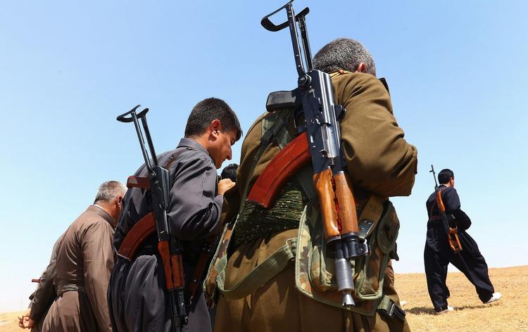 STYRKET. Den kurdiske hær Peshmenga har indtaget flere byer i det nordlige Irak, som den irakiske hær ikke har været i stand til at forsvare imod den islamitiske gruppe Isis. 