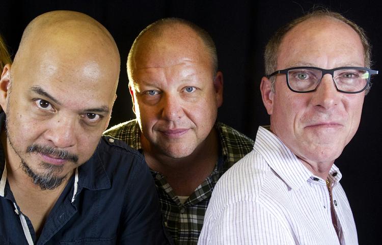 Northside-aktuelle. The Pixies - fra venstre Joey Santiago, Black Francis and David Lovering - spilller på Northside. 