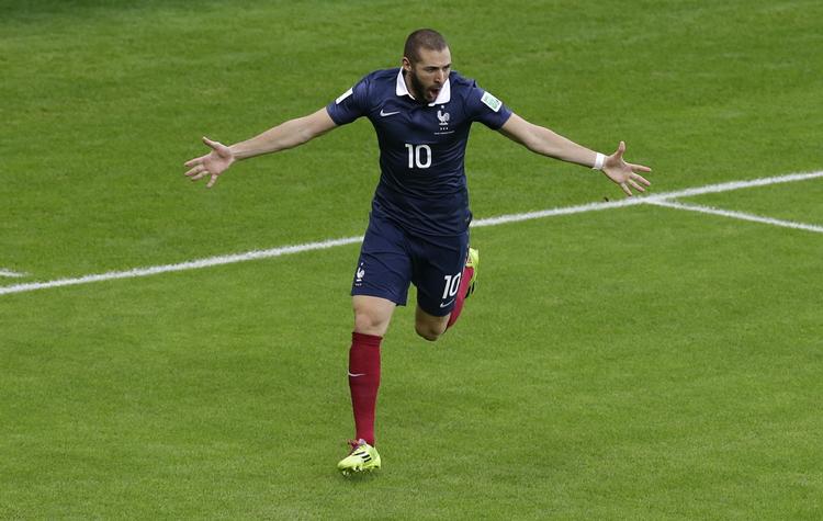 Målsulten. Karim Benzema var med det i meste i 3-0-sejren. 