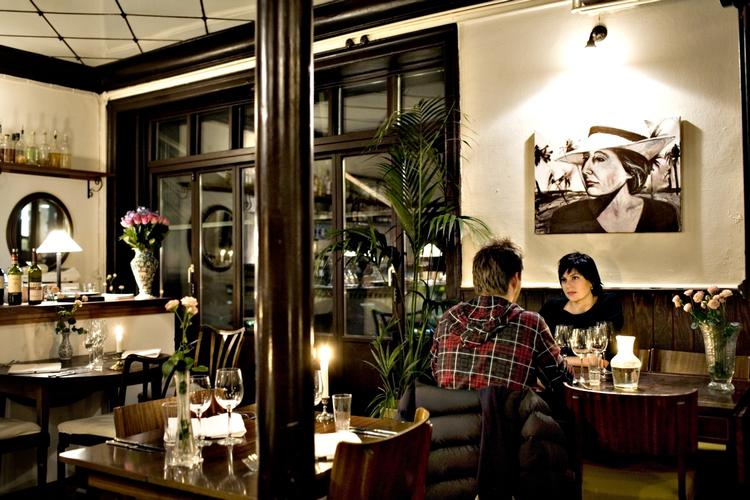 HYGGE. På Fru Heiberg er maden fransk, og lokalet hyggeligt. 