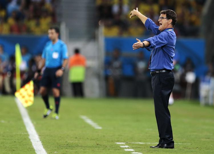 Tilfreds. Fabio Capello valgte at se det positive i, at hans russiske mandskab kom tilbage og fik et enkelt point i kampen mod Sydkorea ved VM. 