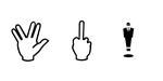 Emotionelt. En skråt-op-finger, Vulcan-hilsenen fra Star Trek og en svævende mand i jakkesæt. Det er blot nogle af de 250 nye emoji'er, der lander på vores smartphones i de kommende måneder (Foto: Unicode Consortium) 