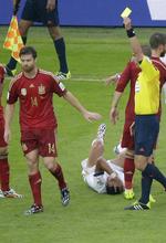 EXit. VM slutter for Xabi Alonsos vedkommende med kampen mod Australien. Det gør landsholdskarrieren nok også. 