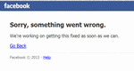 fejl. Det er sjældent, at Facebook ikke fungerer. Men det var tilfældet. Nu ser siden ud til at være til at komme på igen. 
