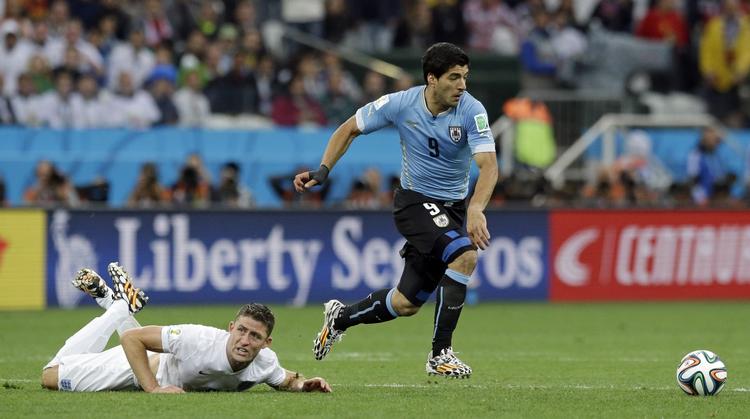 Matchvinder. Luis Suarez viste klassen i sin første optræden ved dette VM. 