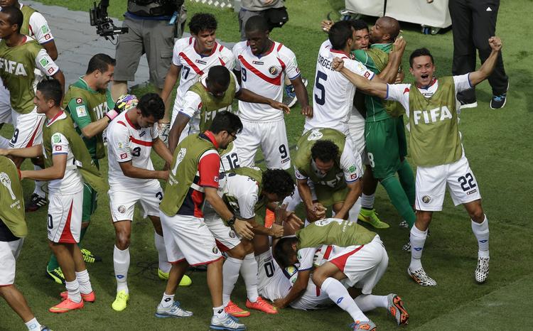 OVERRASKELSE. Costa Rica var af de fleste eksperter ikke levnet en chance ved VM, nu er holdet videre til ottendedelsfinalerne. 