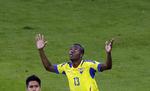 TOPSCORER. Ecuadors Enner Valencia scorede for anden VM-kamp i træk og er nu oppe på tre i alt i turneringen. 