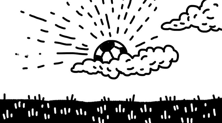 Sejrrig. Tegning: Philip Ytournel 