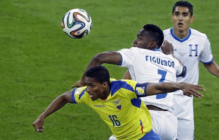 Forlængelse. Valencia var i nat med til at slå Honduras 2-1 ved VM. 