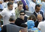 LEGENDE. Diego Maradona tiltrækker sig som altid opmærksomhed ved VM i Brasilien. 