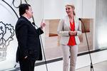 Ha-ha. Humøret var højt, da statsminister Helle Thorning-Schmidt mødtes med José Manuel Barroso, afgående formand for EU-kommissionen. 