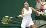 UDE. Det blev kun til en enkelt kamp i Wimbledon for amerikaneren Vania King, der tabte til østrigeren Yvonne Meusburger. 