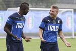 DUO. Det bliver Ciro Immobile (th), der sammen med Mario Barlotelli skal lave målene for Italien mod Uruguay. 