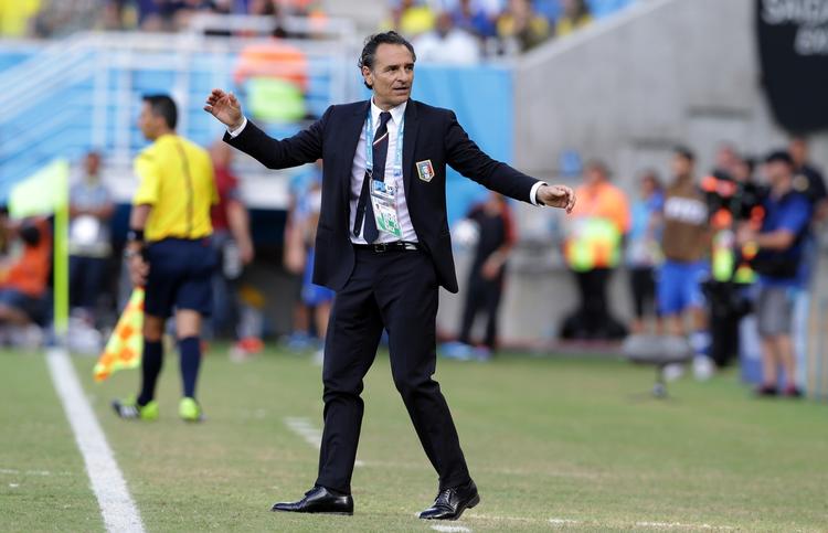 SKUFFET. Nederlaget til Uruguay fik Cesare Prandelli til at reagere. 