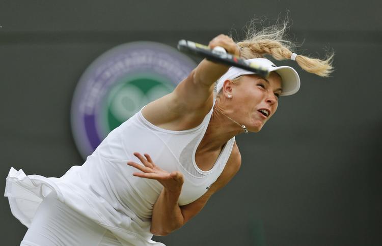 fremgang. For første gang siden 2011 er Caroline Wozniacki med i 3. runde af Wimbledon. 