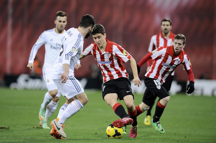 Eftertragtet. Ander Herrera (i midten) var også på Uniteds ønskeliste under den tidligere manager David Moyes. 