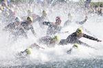 Triatleter. Otte af Politikens triatleter stillede op til en halv ironman i Aarhus. 