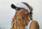 succes. I 1/8-finalen på mandag møder Caroline Wozniacki Barbora Zahlavova Strycova. 