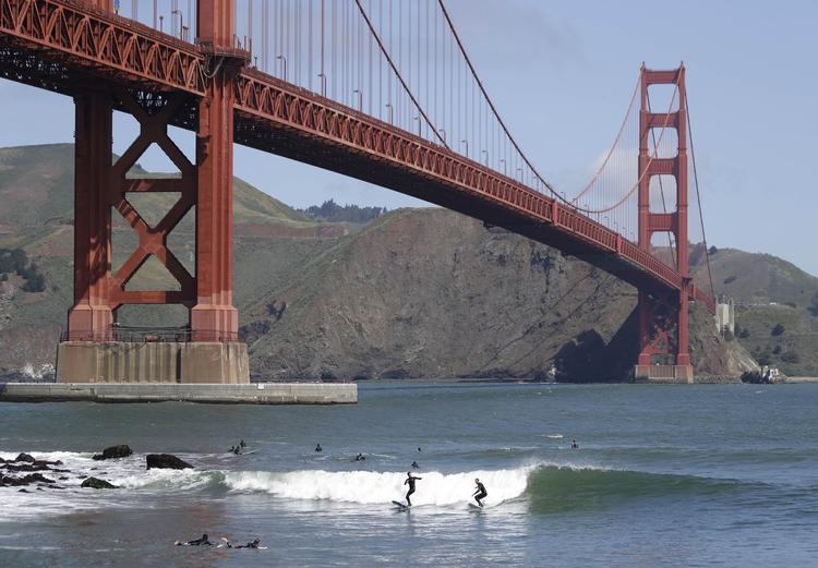 Selvmordsbro. 1.400 mennesker har i årenes løb taget deres eget liv ved at springe ud fra Golden Gate Bridge. 