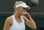 fokus. Caroline Wozniacki under kampen mod den kroatiske teenager, Ana Konjuh, som danskeren slog komfortabelt. 