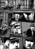 Skæbnesvangert. Gavrilo Princip og hans medsammensvorne havde en agenda, som handlede om at befri 'de unge slaver' fra Østrig-Ungarns herredømme. Tegning: Henrik Rehr 