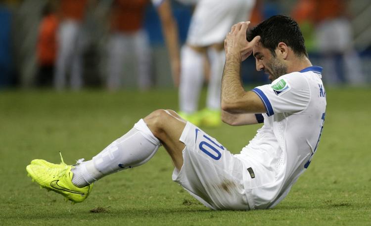 RUTINERET. Georgios Karagounis harstor betydning på holdet med sine 138landskampe. 