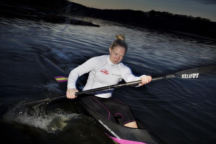 Medaljesluger: Emma Jørgensen træner 14-15 timer om ugen. Det giver bonus. 