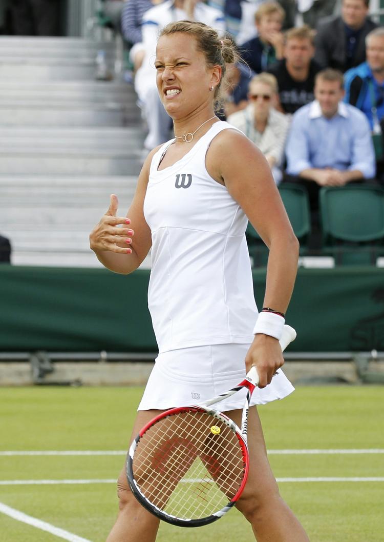 Kvartfinalist. Barbora Zahlavova Strycova er for anden gang i karrieren blandt de sidste otte i en grandslamturnering. Første gang var i US Open i 2011. 