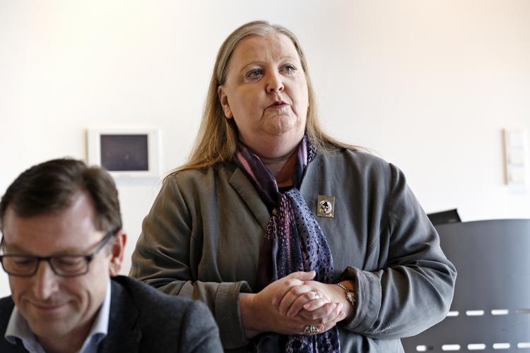 TILFREDS. Lisbeth Knudsen tror på, at ny Belgisk ejer giver robust kapital og masser af kvalitet til Berlingske Media. 