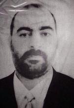 Kalif. Sådan ser Abu Bakr al-Baghdadi, leder af Isis, og nyudråbt kalif, angiveligt ud. Billedet er ikke dateret. Billedet er udleveret til AP fra Iraks indenrigsministerium. 