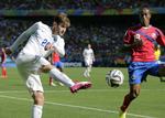 solgt. Adam Lallana (tv) i den engelske landsholdsdragt ved VM i Brasilien, der hurtigt var overstået for England. 