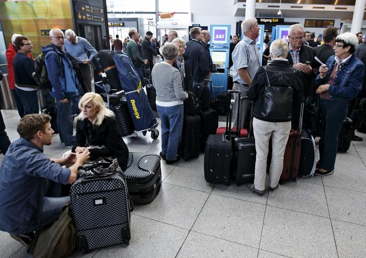VENTETID. SAS mangler stadig at få 120-130 kufferter frem til deres ejermænd efter strejke torsdag og bagagebåndsnedbrud lørdag. (Arkivfoto) 