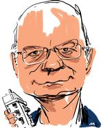 NØRRETRANDERS. Forfatter og foredragsholder. Født i 1955. Særligt kendt for bestselleren 'Mærk verden' fra 1991. Har skrevet en lang række bøger om grænsefeltet mellem natur-, human-, og samfundsvidenskaberne. Senest 'Vær nær'. Tegning: Mette Dreyer 