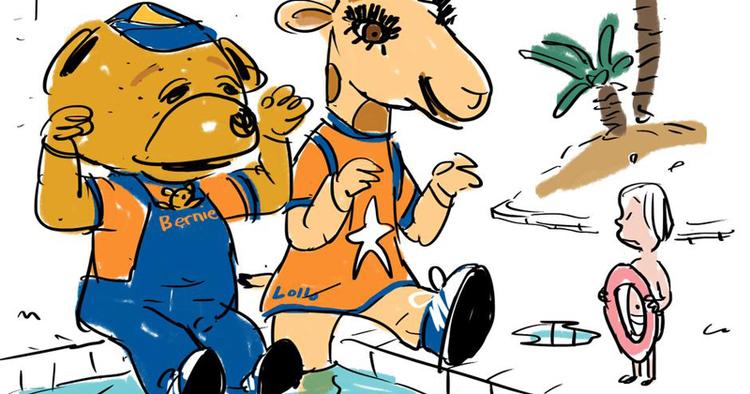 Venlig. Maskotterne har fået en make-over med bl.a. venligere øjne, da det er vigtigt, at børnene ikke bliver bange for dem. 