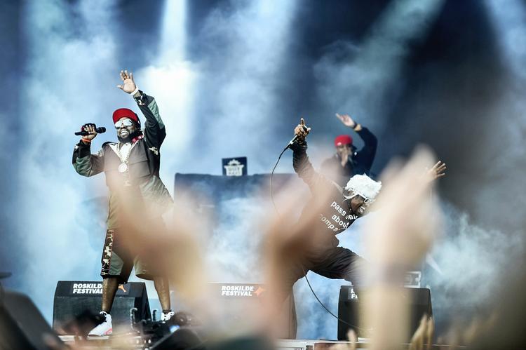 SUCCES. Outkast havde publikum i sin hule hånd, da de åbnede Orange Scene. 