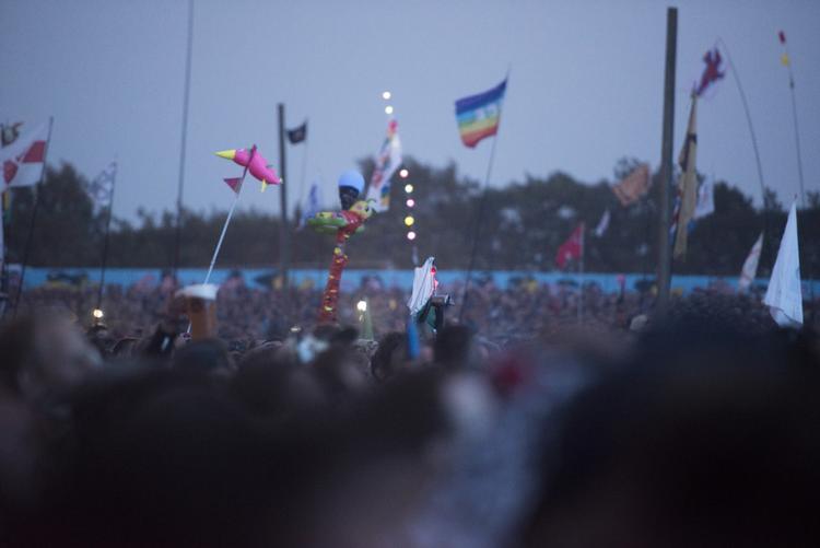 Der var fyldt op foran Orange Scene. 