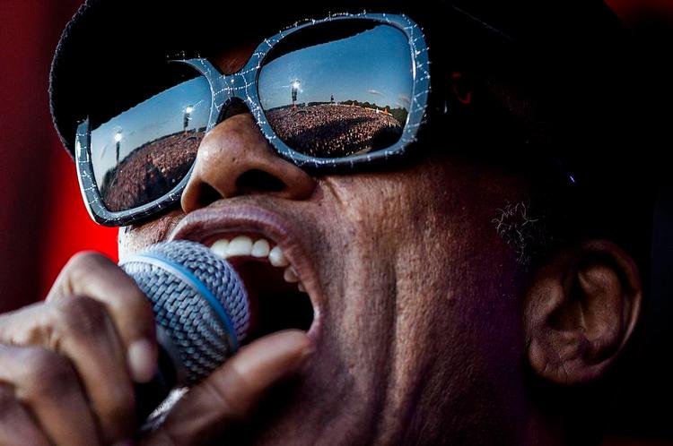 Comeback. Hjulpet tilbage af andre stod Bobby Womack sidste år på Orange Scene. Arkivfoto: Simon Fals 
