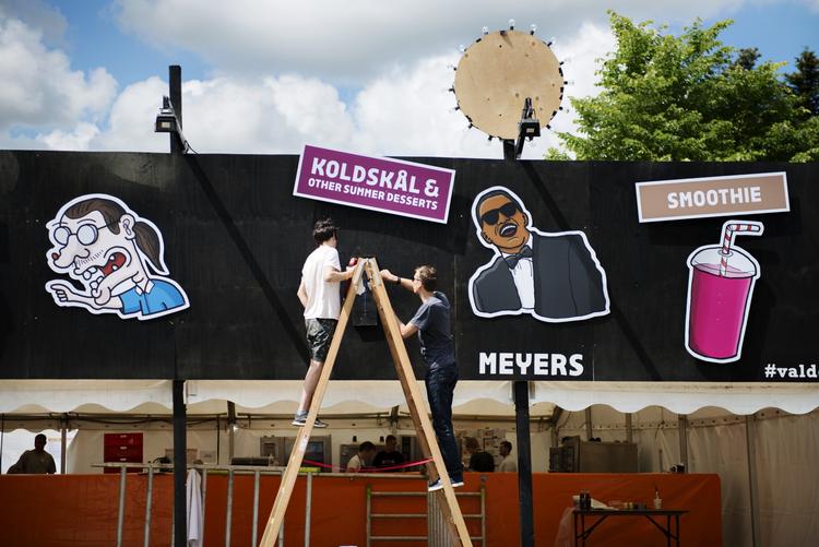Klassikerne. Meyers flæskestegssandwich har kureret manges tømmermænd under festivalen. 