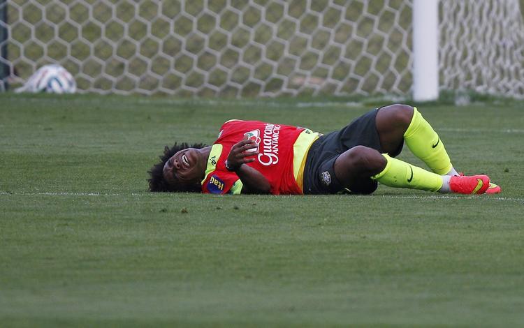 smerte. Willian var udset til at erstatte Neymar for Brasilien, men en skade til træning gør, at midtbanespilleren er tvivlsom til semifinalen mod Tyskland. 